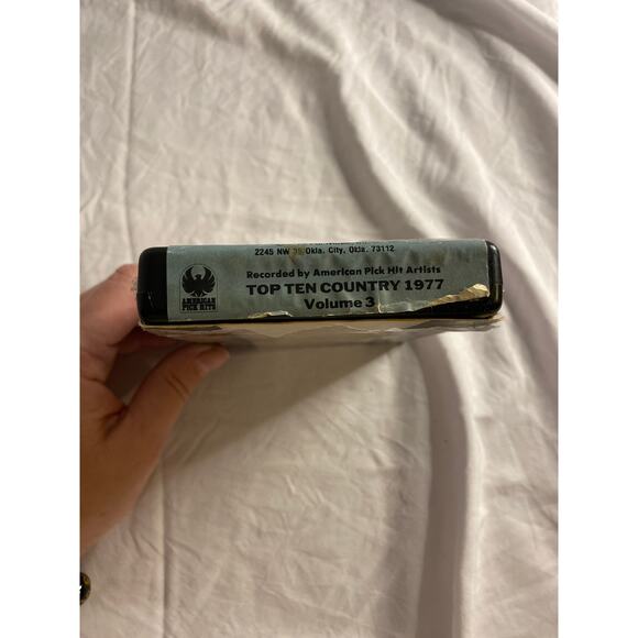 Vintage Stereo 8-Track Tape Top Ten Country 1977 Volume 3 Sealed - Picture 3 of 4